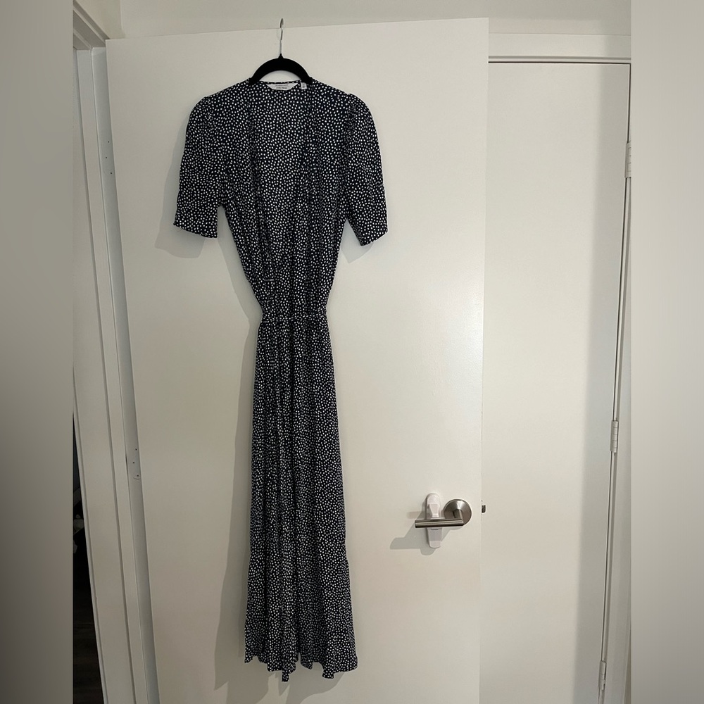 & other stories - dress - like new - polka dot - wrap - size 4